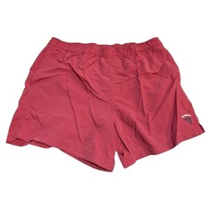 Caribbean Mens Swim Board Shorts Large Red Classic Preppy Cruise